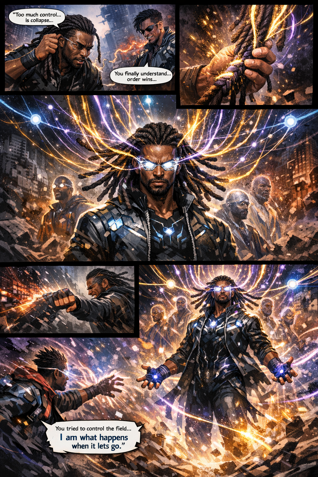 Tech Man first comic page